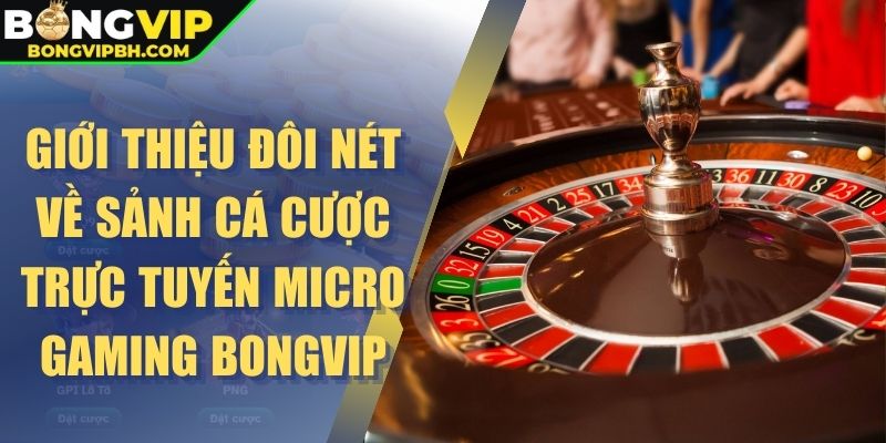 Giới thiệu về sảnh cá cược trực tuyến Micro Gaming Bongvip