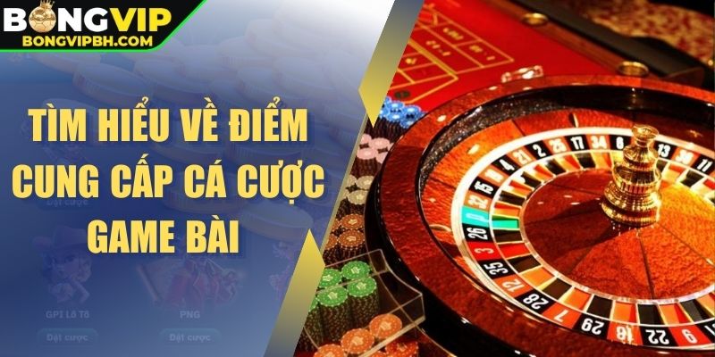 Tìm hiểu về điểm cung cấp cá cược game bài